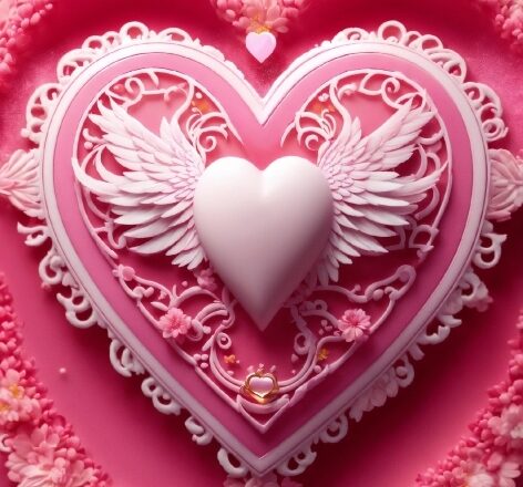 Organ, Pink, Magenta, Heart, Pattern, Sweetness