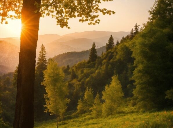 Plant, Sky, Mountain, Natural Landscape, People In Nature, Larch