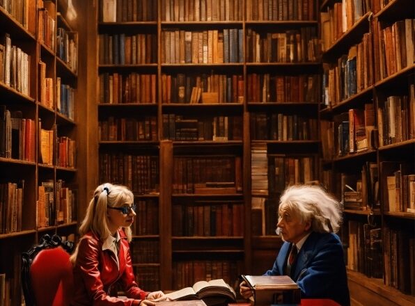 Bookcase, Table, Shelf, Furniture, Book, Publication