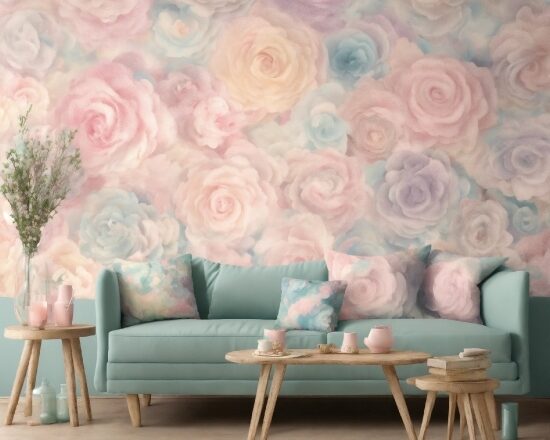 Furniture, Couch, Flower, Pink, Living Room, Rectangle