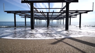 Free Backgrounds Videos, Pier, Support, Device, Ocean, Beach