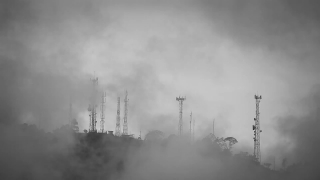 Free Fireplace Stock Video, Antenna, Sky, Clouds, Power, Industry