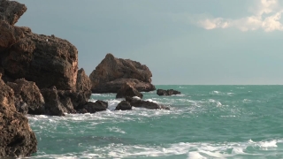 Free Green Background Video, Promontory, Ocean, Beach, Natural Elevation, Sea