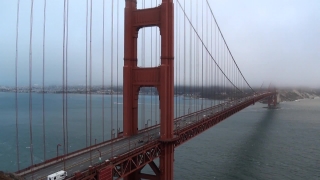 Free Stock Video, Suspension Bridge, Bridge, Structure, Pier, Landmark