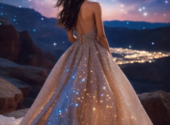 Aesthetic Background For Desktop, Flash Photography, Sky, Dress, Gown, Art