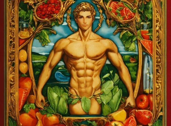 Art, Painting, Poster, Chest, Illustration, Natural Foods