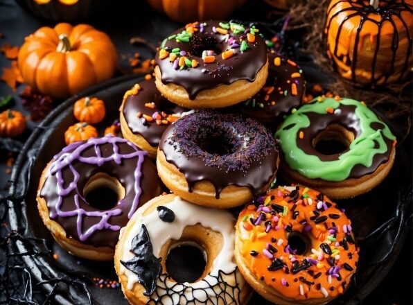 Blue Motion Background, Pumpkin, Friedcake, Vegetable, Food, Produce