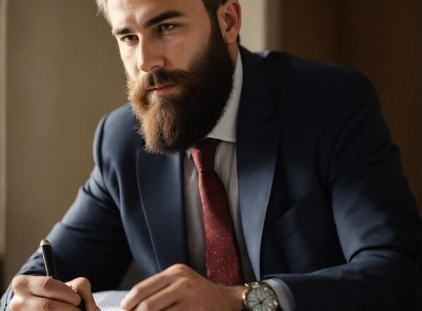 Chainsaw Man Poster, Forehead, Chin, Beard, Watch, Table