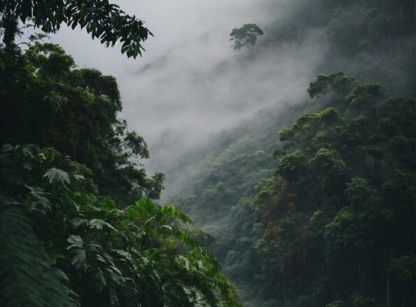 Cloud, Plant, Mountain, Natural Landscape, Fog, Vegetation