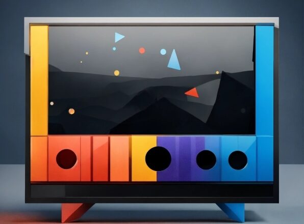 Colour Splash Png, Rectangle, Gadget, Art, Display Device, Sky