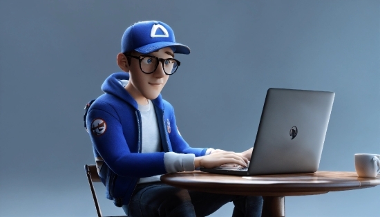 Computer, Glasses, Laptop, Personal Computer, Arm, Netbook