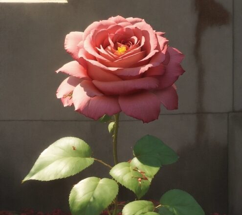 Construction Stock Footage, Flower, Plant, Petal, Hybrid Tea Rose, Pink