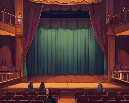 Cool Manga Wallpaper, Theater Curtain, Stage Is Empty, Entertainment, Curtain, Textile