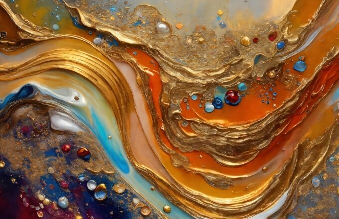 Dall E 2 Examples, Water, Liquid, Art Paint, Fluid, Art