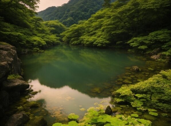 Dall E Mini Free, Water, Water Resources, Mountain, Plant, Sky