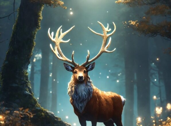 Elk, Light, Nature, Deer, Plant, Branch