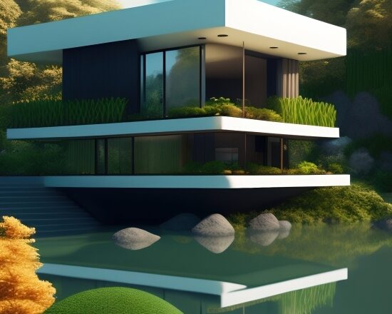 Free Ai Photo Generator, Gpt 3 Ai, Villa, Water, Sky, Building