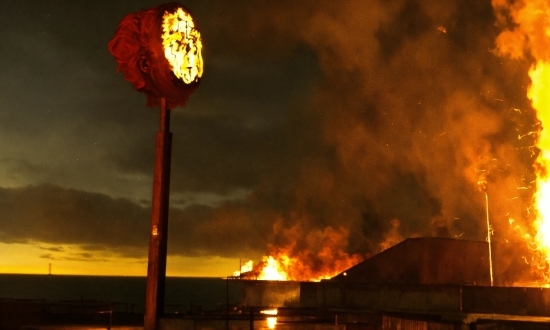 Light, Cloud, Sky, Plant, Fire, Pollution