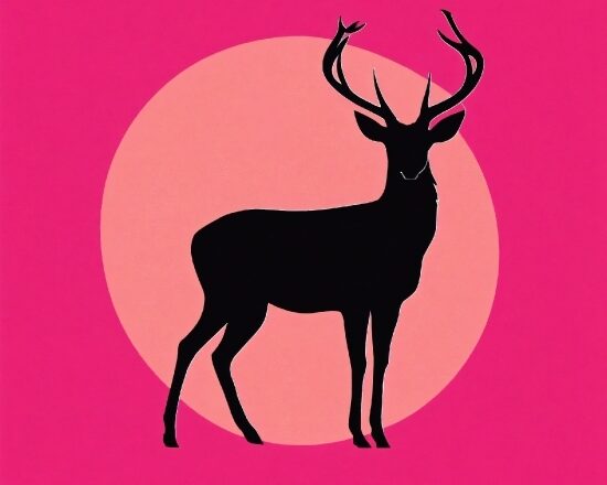 Online Video Mixing, Sleeve, Rectangle, Pink, Fawn, Deer