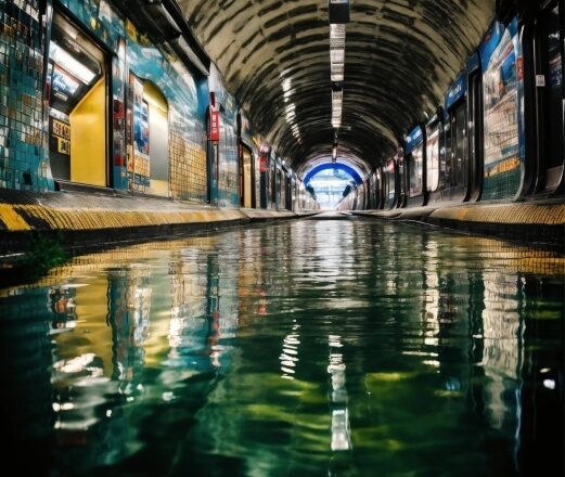 Water, Building, City, Symmetry, Electricity, Glass