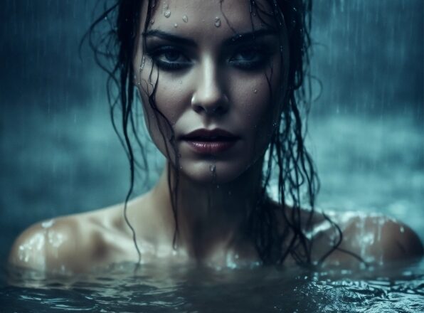 Water, Eyelash, Flash Photography, Human Body, Jaw, Sky