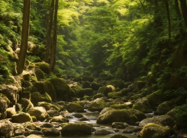 Water, Fluvial Landforms Of Streams, Natural Landscape, Leaf, Plant, Branch