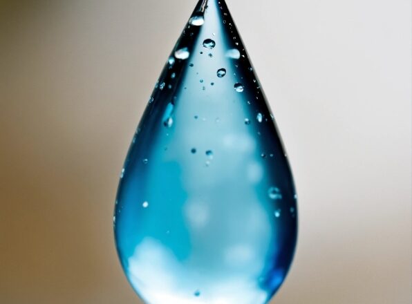 Water, Liquid, Fluid, Aqua, Drop, Electric Blue