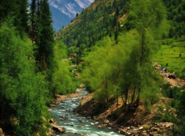 Water, Mountain, Plant, Sky, Ecoregion, Fluvial Landforms Of Streams