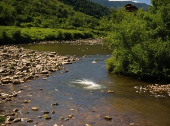 Water, Sky, Water Resources, Plant, Mountain, Fluvial Landforms Of Streams