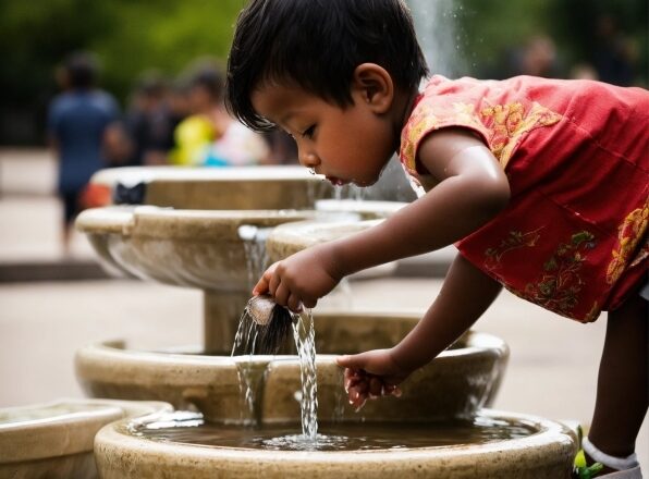 Water, Toddler, Leisure, Child, Tree, Recreation