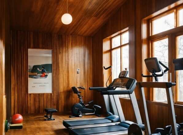 Windows Wallpaper Aesthetic, Treadmill, Building, Exercise Machine, Wood, Window