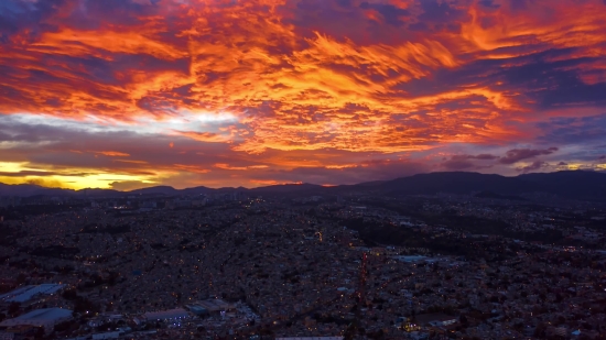 Background Stock Video, Sun, Mountain, Sky, Sunset, Star