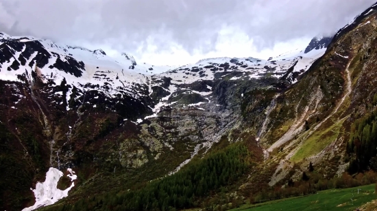 Blue Video Clip, Mountain, Mountains, Range, Alp, Landscape