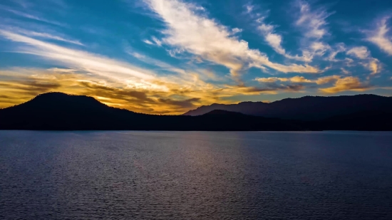 Buy Footage Video, Sunset, Lake, Sea, Water, Ocean