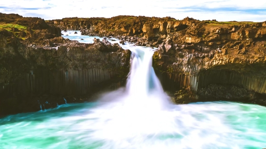 Clock Stock Footage Free, River, Dam, Water, Barrier, Waterfall