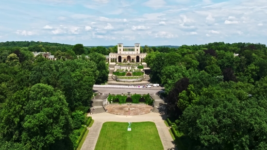 Crowd Stock Video, Architecture, Building, Palace, Villa, Travel