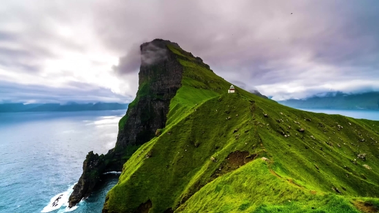 Footage Stock Free, Cliff, Geological Formation, Landscape, Promontory, Mountain