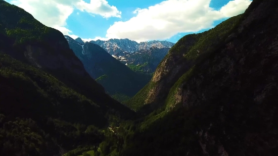 Footage Video, Mountain, Alp, Range, Mountains, Landscape