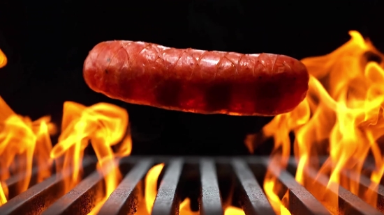 Free Royalty Free Stock Videos, Coal, Barbecue, Food, Meat, Meal