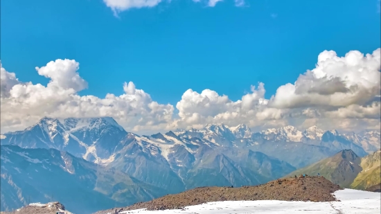 Free Sky Timelapse, Glacier, Mountain, Snow, Landscape, Peak