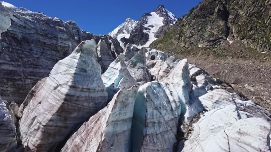 Free Stock 4k, Mountain, Line, Glacier, Snow, Mountains