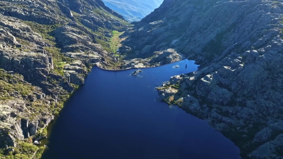 Free Stock Drone Videos, Lake, Mountain, Landscape, Body Of Water, Glacier