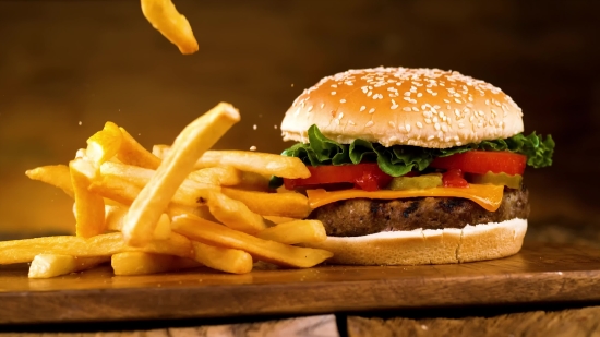 Free Videos To Download And Use, Cheeseburger, Hamburger, Sandwich, Lunch, Meal