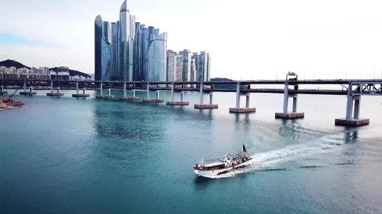 Gana Youtube Download, Fireboat, Boat, Vessel, City, Skyline