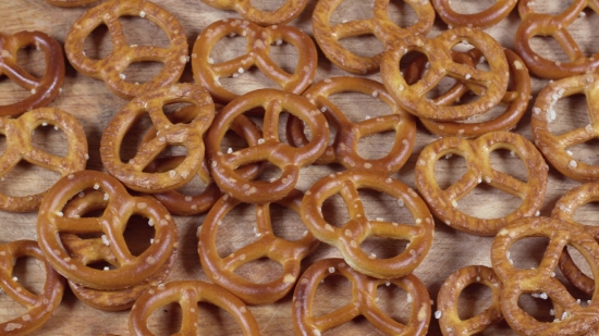 Green Screen Background Footage, Pretzel, Cracker, Bread, Baked Goods, Food