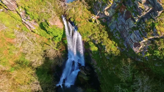 Heavy Rain Stock Footage, Wilderness, River, Waterfall, Stream, Forest