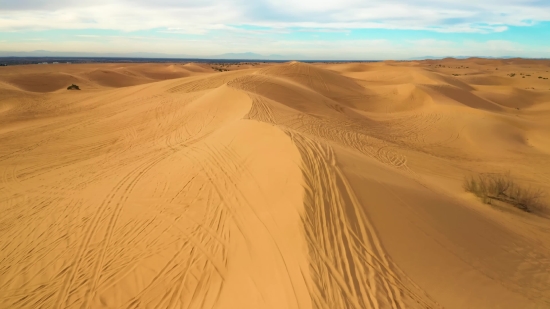 Looping Video, Dune, Sand, Desert, Landscape, Soil