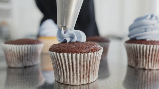 Metaverse Stock Footage, Muffin, Dessert, Cake, Food, Sweet