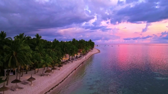 Movavi Stock Video, Shoreline, Water, Landscape, Sky, Shore