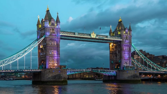 Moving Backdrop, Bridge, Castle, River, Palace, Architecture